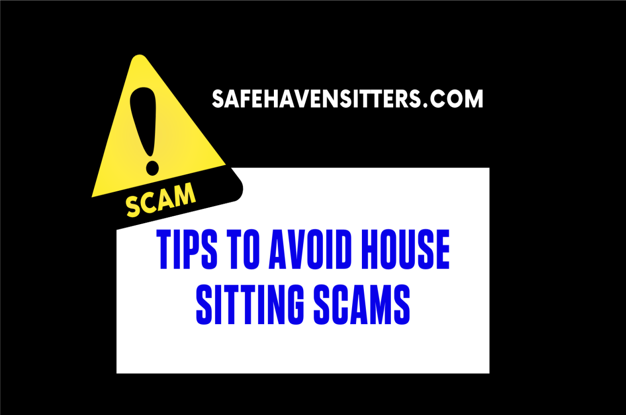 Tips to Avoid House Sittintg Scams