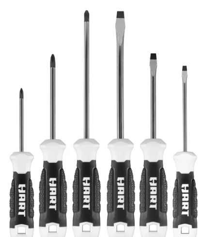 6 screwdriver set, basic tool kit