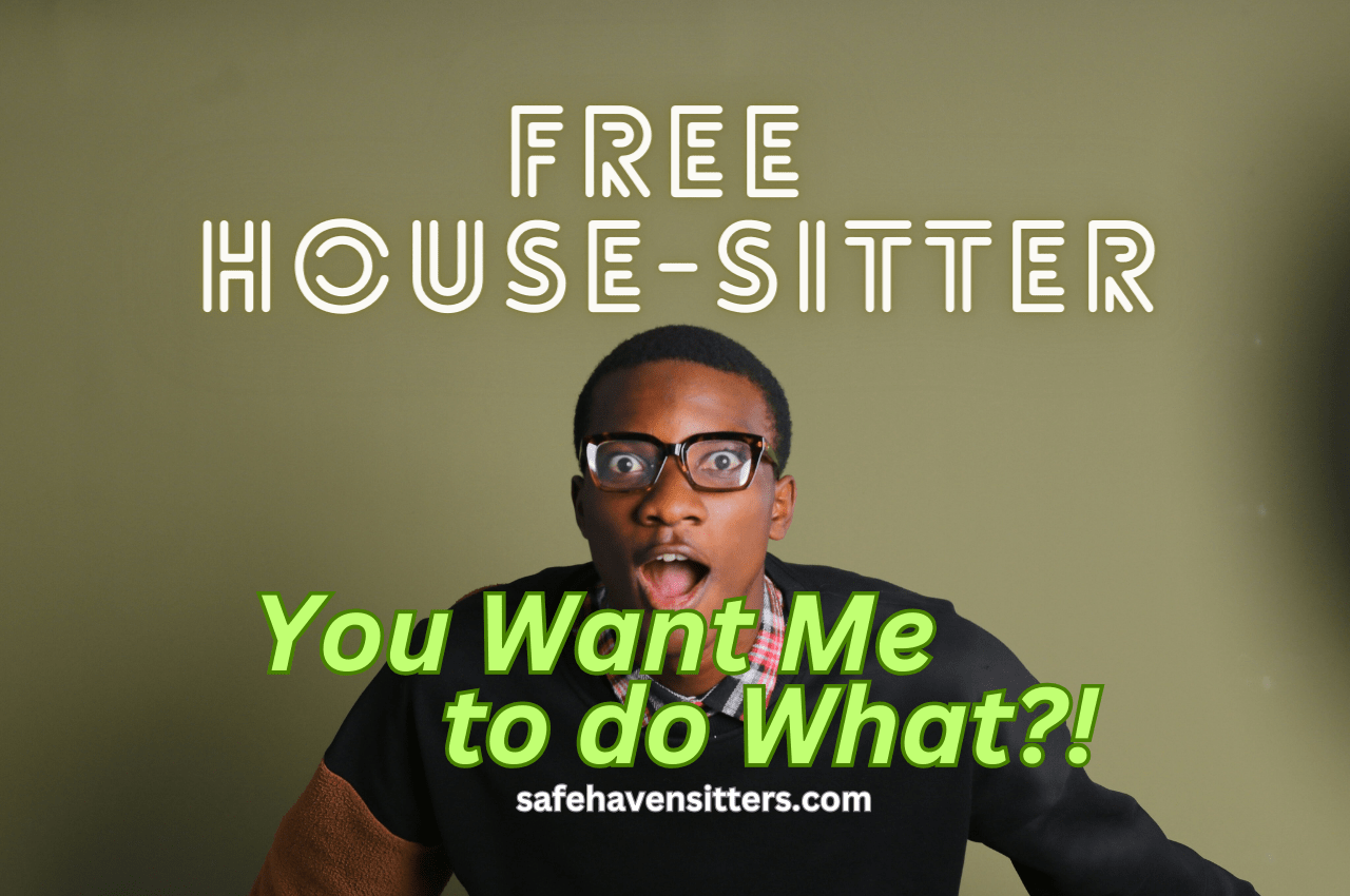 Free House Sitter Expectations: You Want Me to Do What?!