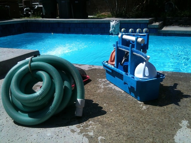 Pool cleaning, free house sitter